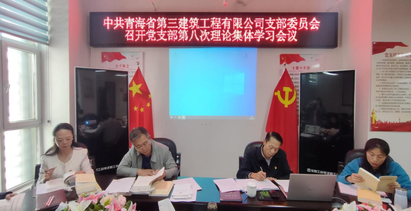 三建公司黨支部召開第八次理論集體學(xué)習(xí)會 ----集團(tuán)黨委委員、紀(jì)委書記講主題教育專題黨課