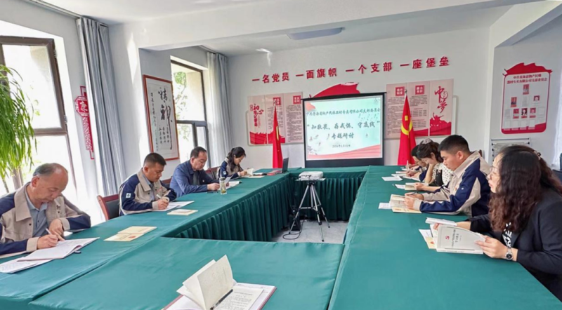 民爆公司黨支部開(kāi)展&ldquo;知敬畏、存戒懼、守底線&rdquo; 專(zhuān)題研討